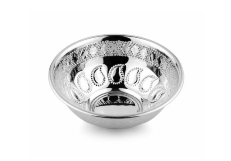 Steel Deep Mango Footed Bowl